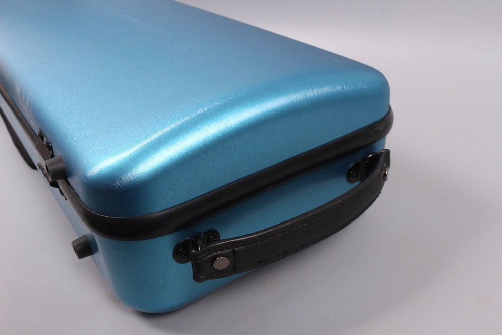 Violin case 4/4 Carbon Fiber Violin Box Strong Light Hard Case code lock blue