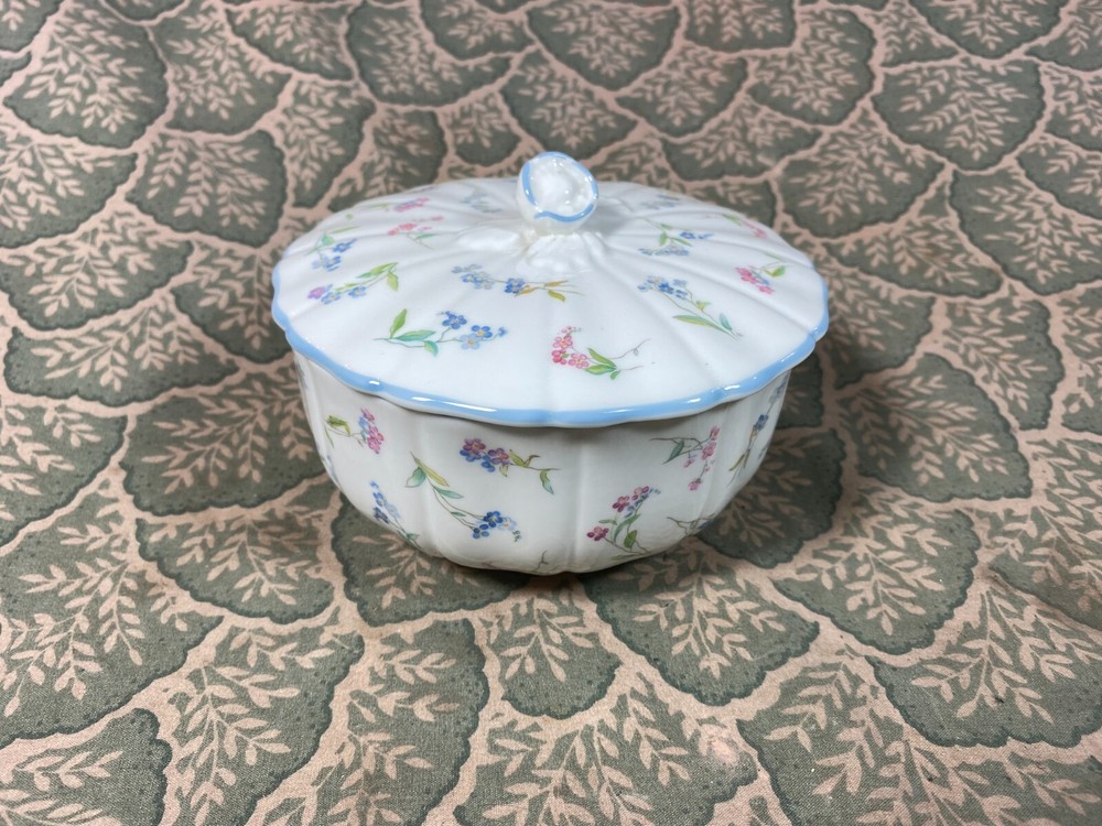 Royal Worcester Bone China Candy Dish & Lid