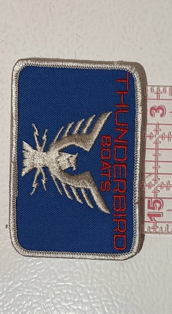 Thunderbird Boats Patch Vintage