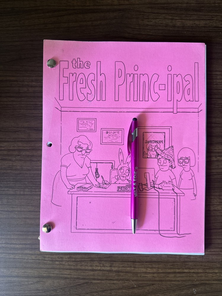 ORIGINAL 2018 Bob’s Burgers Table Read Script Fox Screenplay Fresh Princ-ipal