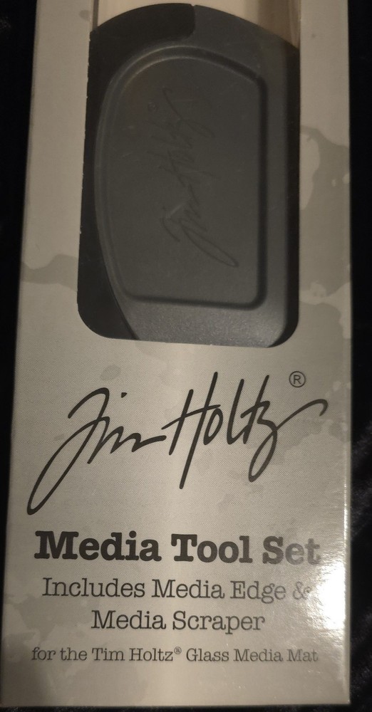 Tonic Studios - Tim Holtz - Media Tool Set: Includes Media Edge & Scraper - New