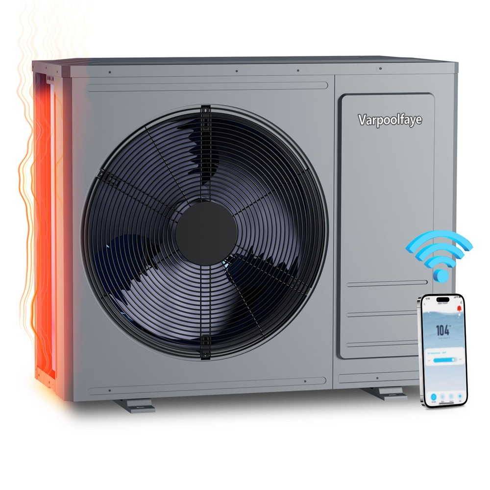 240V Pool Heater Heat Pump Inground Pool Water Heater Above Ground 35100BTU