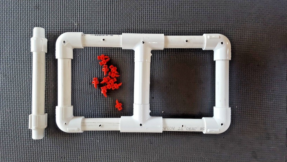 Clone Machine Bucket Manifold Hydroponic Kit w/ Riser EZ 360 Jets 10 Sprayers
