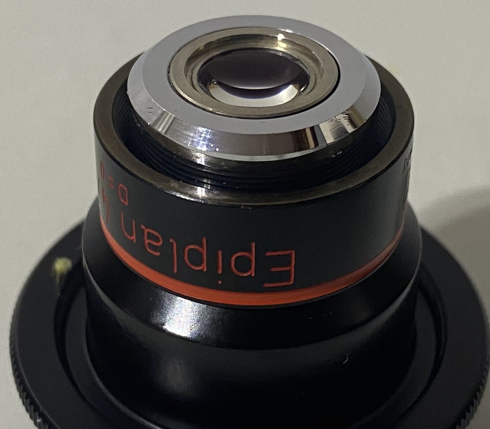 Zeiss Epiplan 4/0.1 Pol Microscope Objective W/ INKO Interference Contrast