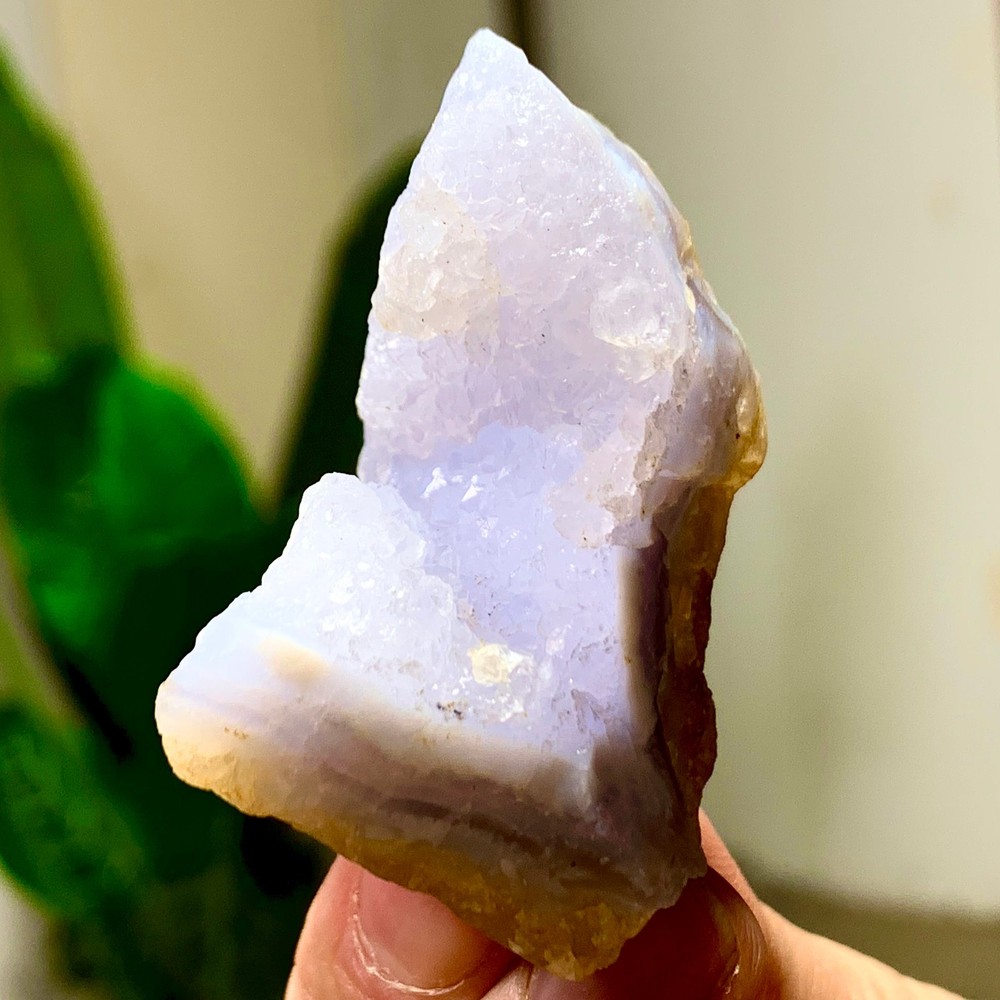56GNatural Blue striped agate Crystal Chunks piece form Mineral Specimens