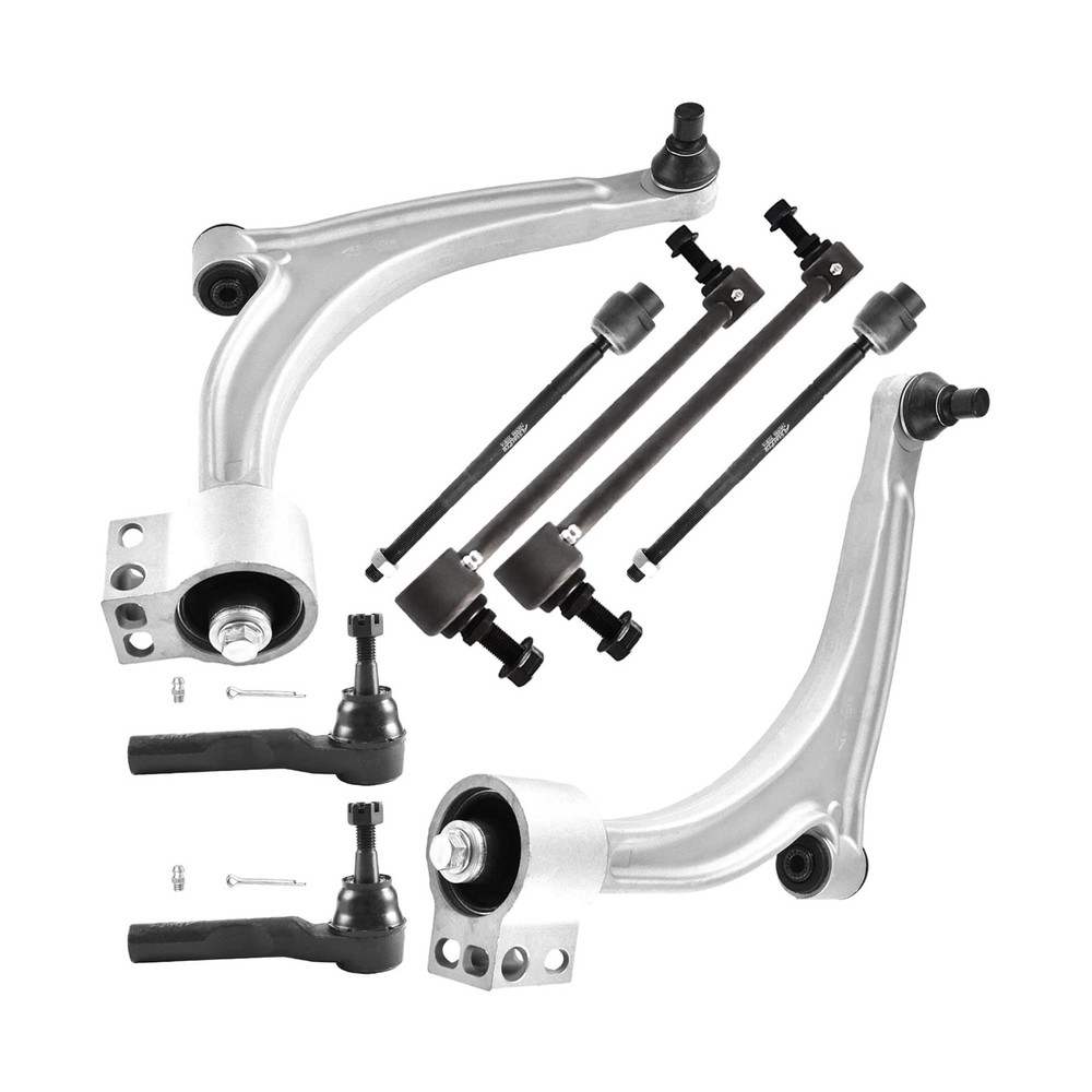 ASTARPRO - 8Pcs Front Suspension Kits Front Lower Control Arms Inner&Outer Ti...