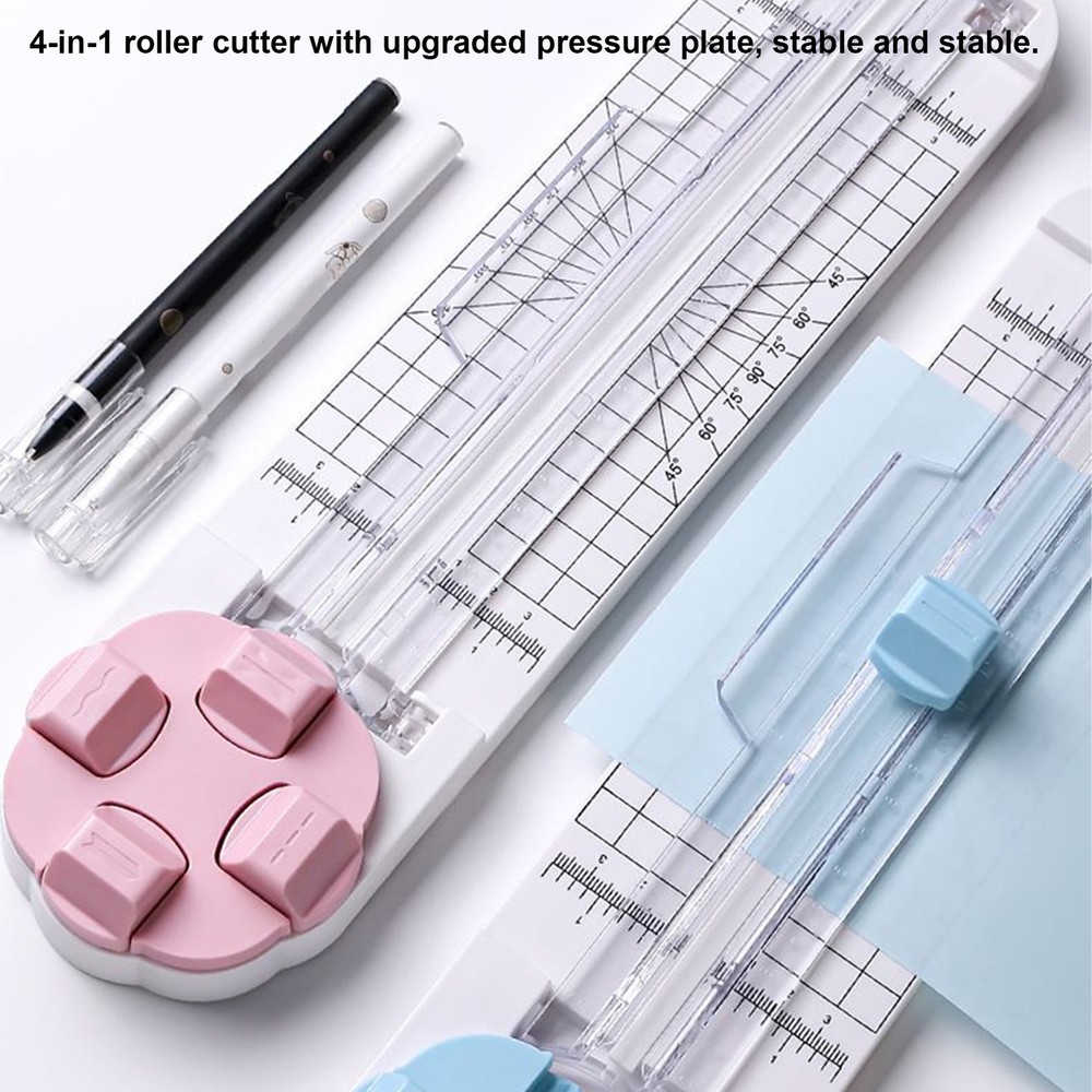 Paper Trimmer 4-in-1 Multi-Function Photo Cutter Cutting Cardboard functional
