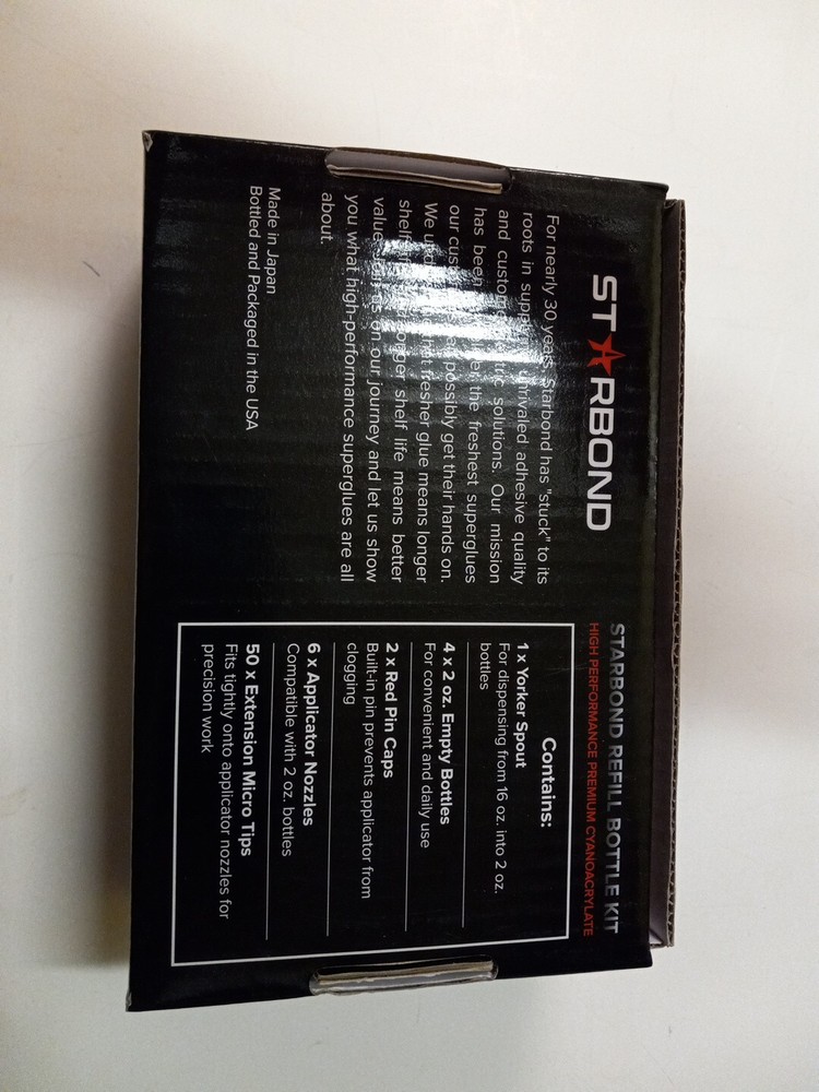 Starbond EM-2000 Thick Premium CA Glue Kit SEE DESCRIPTION