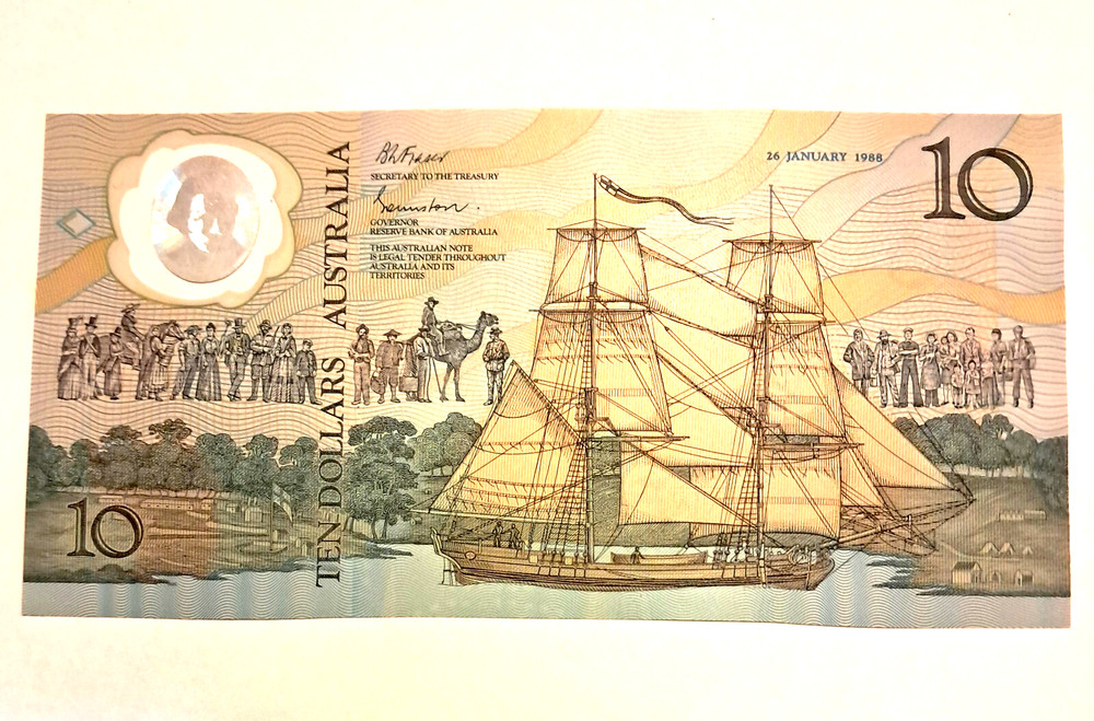 Mc$10CF-1 1988 Australia note