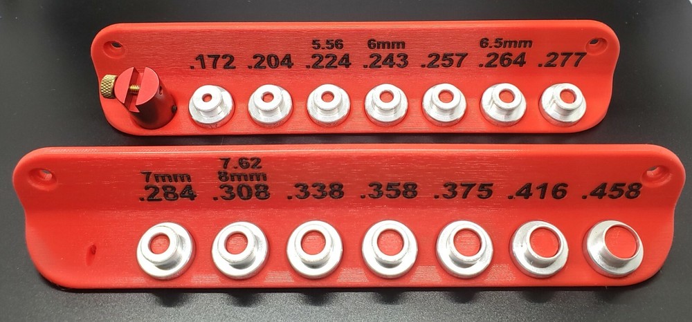 Hornady bullet Comparator Lock N Load 14pc kit Wall Mount.