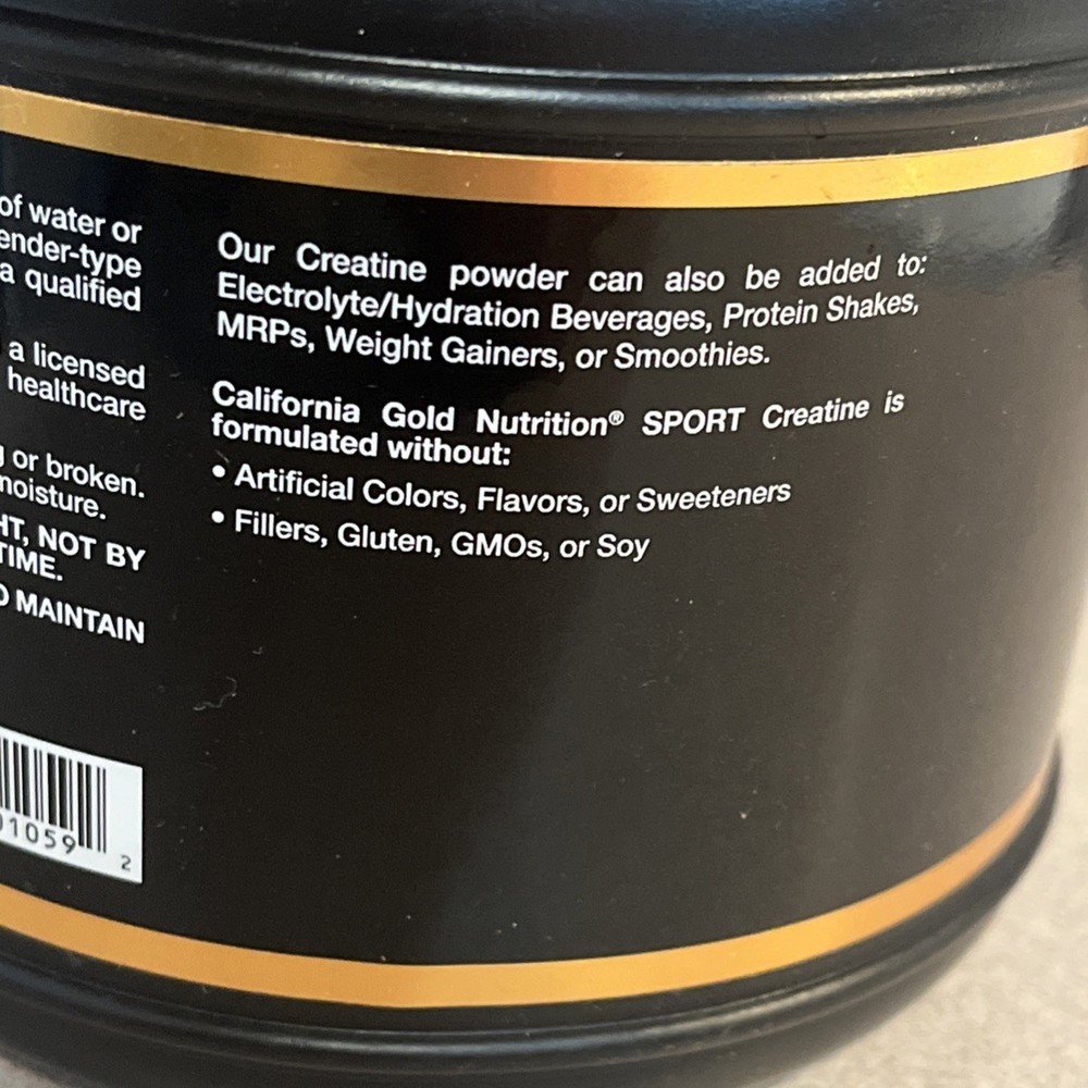 Creatine Monohydrate Powder Unflavored Exp 9/2027