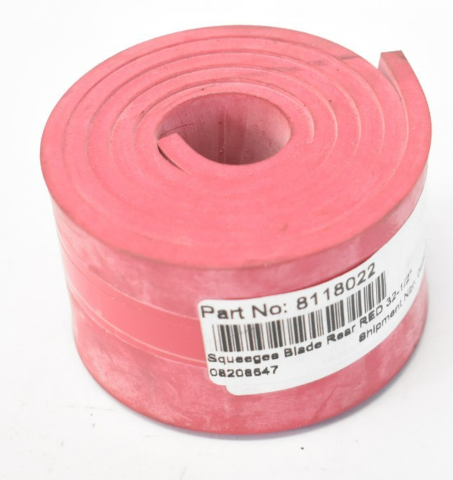 Rear Squeegee Blade 8118022 Red Unit Replacement For ICE Trusted Clean Use