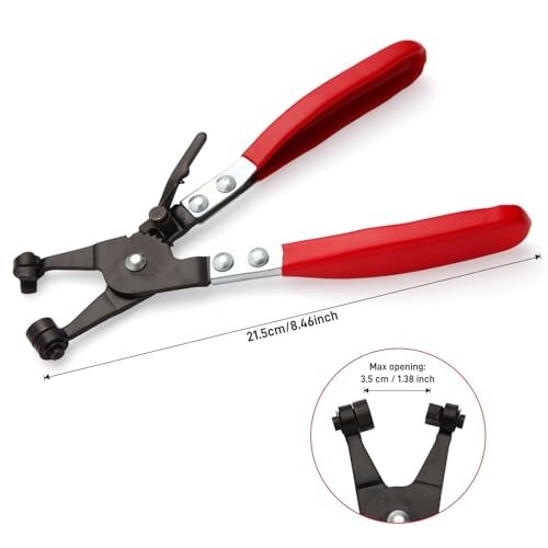 Hose Clamp Pliers， Tool For Removing And Installing Pipe Red