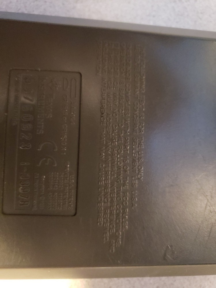 Texas Instruments TI-82 Graphing Calculator Tested Works Math Calculus School