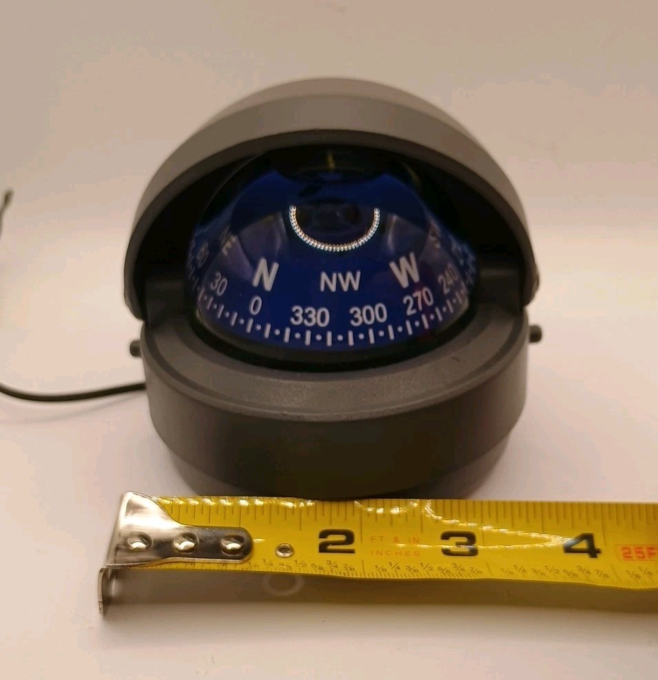 Ritchie S-53G Explorer Compass - Surface Mount Gray