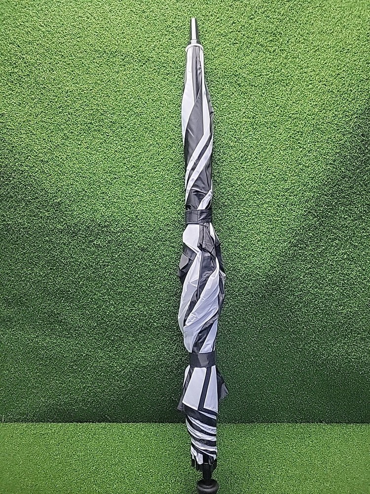 Wind Vent Golf Umbrella Black White - BB13853