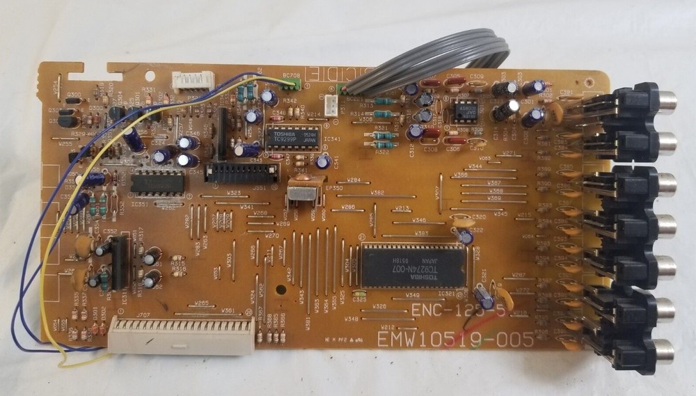 JVC RX-817VTN Stereo Receiver RCA INPUT BOARD