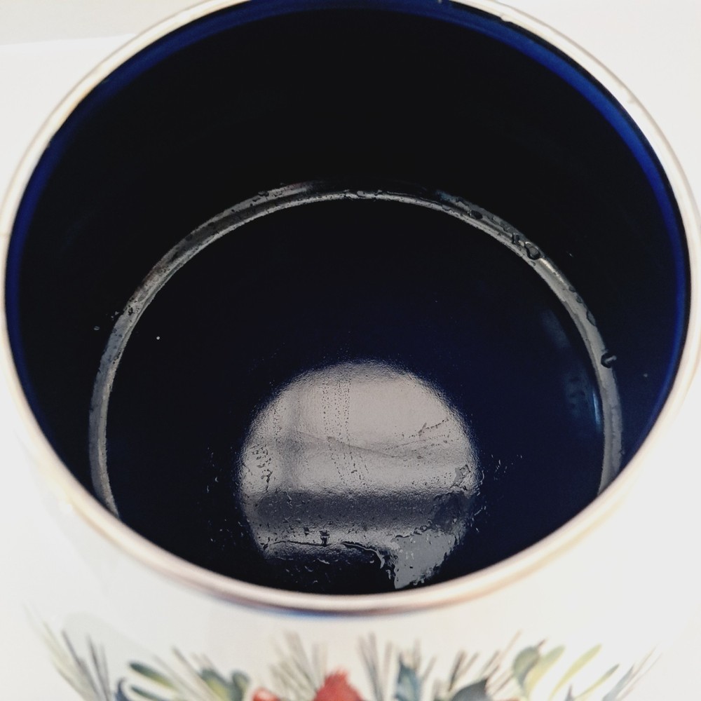 Lenox Holiday Tea Kettle Cardinal Design Enameled