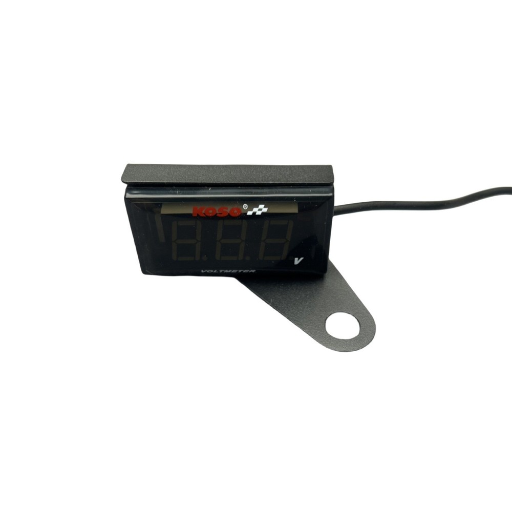 Waterproof RPM Digital Inductive Tachometer, Tiny Digital Hour Tach Meter Red