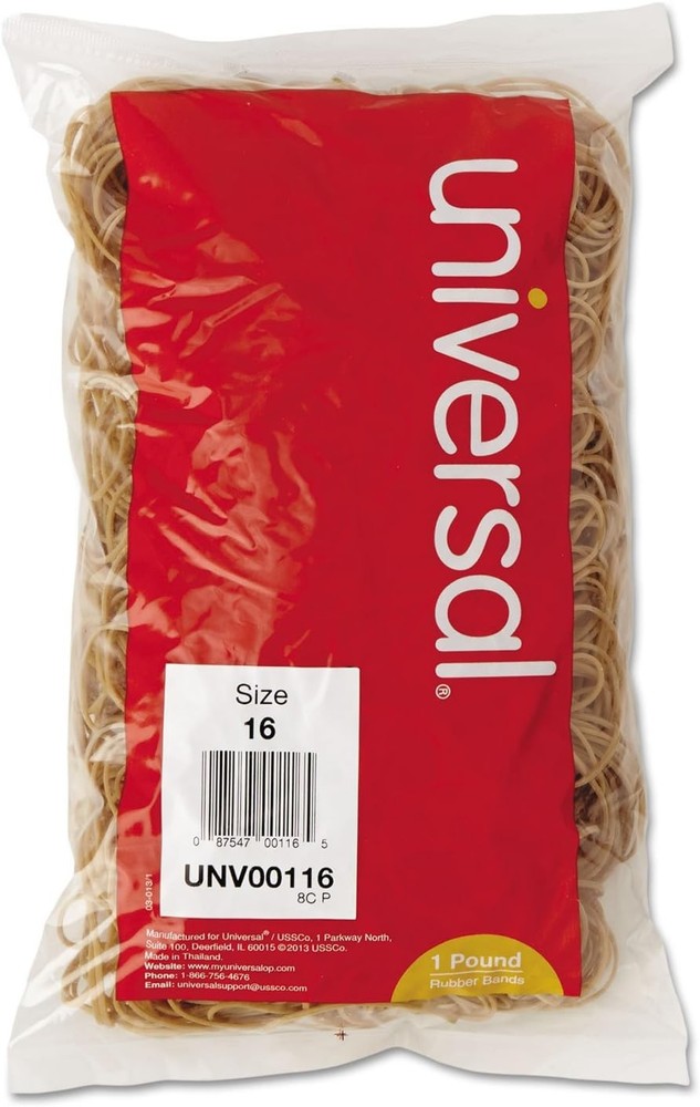 Universal rubber bands size 16 1lb pack