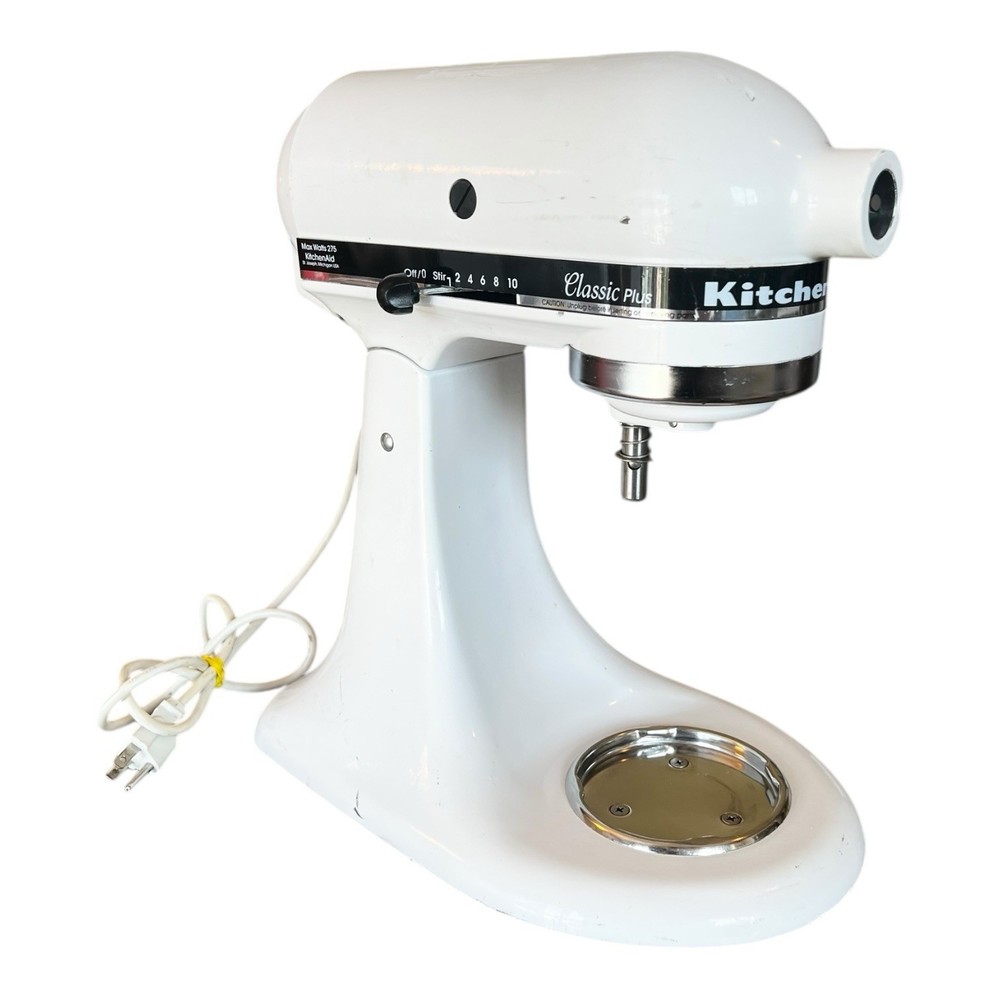 Kitchen Aid Model No KSM75WH Classis Plus Table Top Mixer