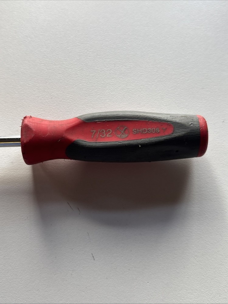 Snap-on Tools RWB 3/16" Flat Tip HARD Handle MINI Screwdriver SHD306 🇺🇸