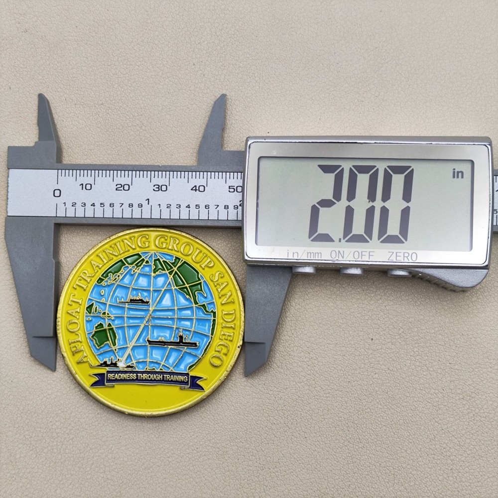 US Navy Afloat Training Group San Diego Challenge Coin