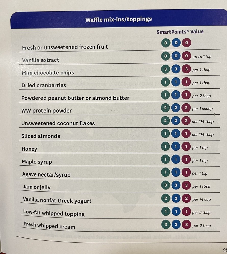 WW Weight Watchers Mini Waffle Maker + Recipes