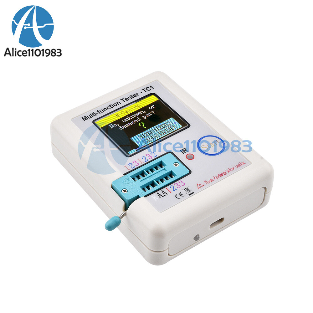 Transistor Meter Tester TFT Diode Triode Capacitance LCR-T6 TC1 NPN PNP MOSFET