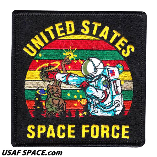 USAF 11th SPACE WARNING SQ - SPACE FORCE -SCHRIEVER AFB, CO- ORIGINAL VEL PATCH