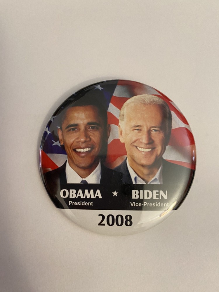 Obama Biden 2008 Pin Back Button P131
