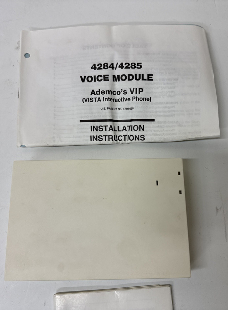 ADEMCO 4285 Voice/Phone Access Module