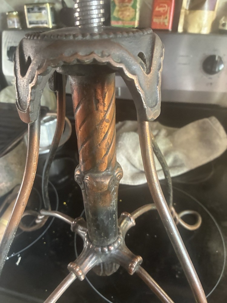 Antique Twisted Leg Piano Stool