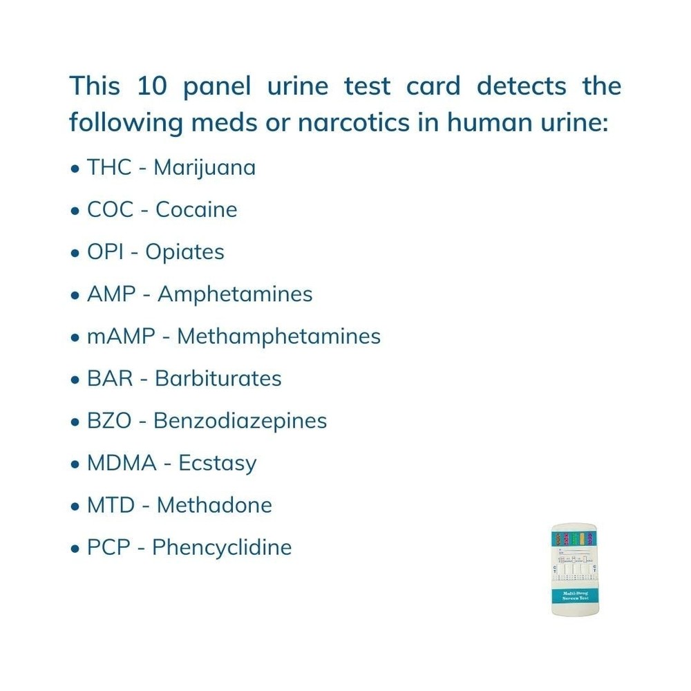 Quick & Efficient 10 Panel Drug - Approved with Simple 2-Step Process