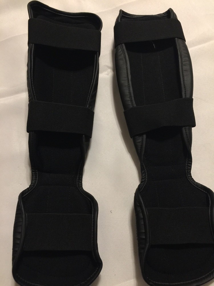 Tiger Claws TC 2000 Martial Arts Kick Shin Guards Black M