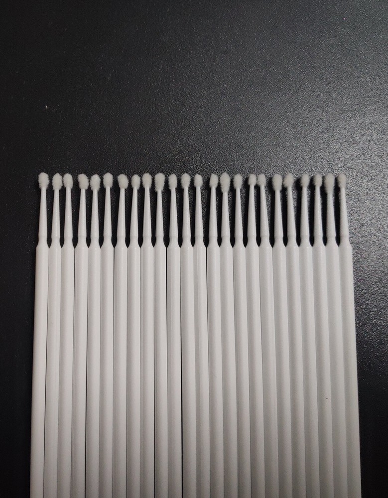 100Pcs Micro Swabs Applicators Microbrush Dental (Regular,Fine,Super Fine) Eye