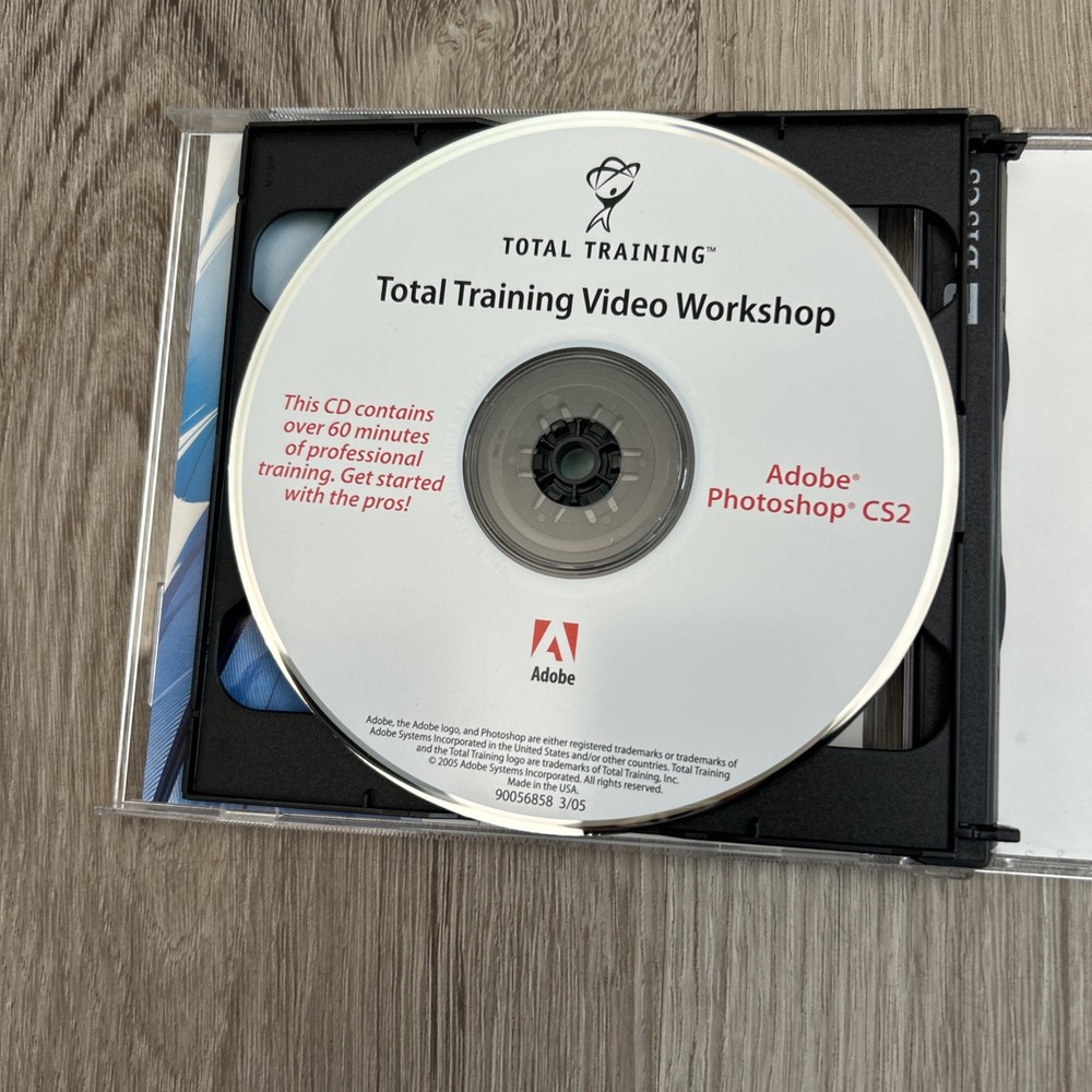 Adobe PhotoShop CS2 Upgrade Mac OS w/ Training Video & User Guide Mint Discs