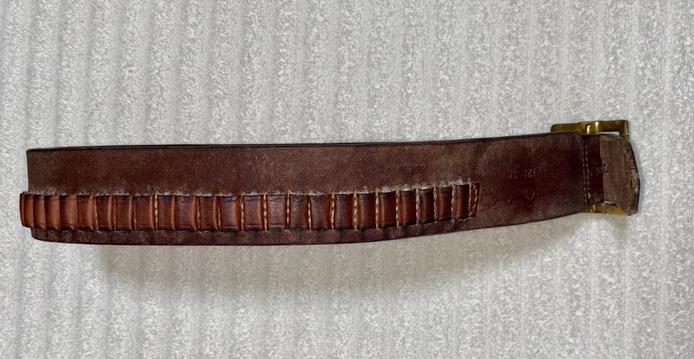 Vintage HUNTER Leather Ammo Belt  122 SM