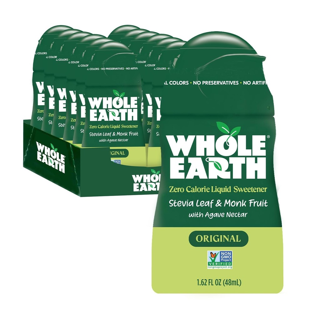 Stevia Monk Fruit Liquid Sweetener 12 Bottles