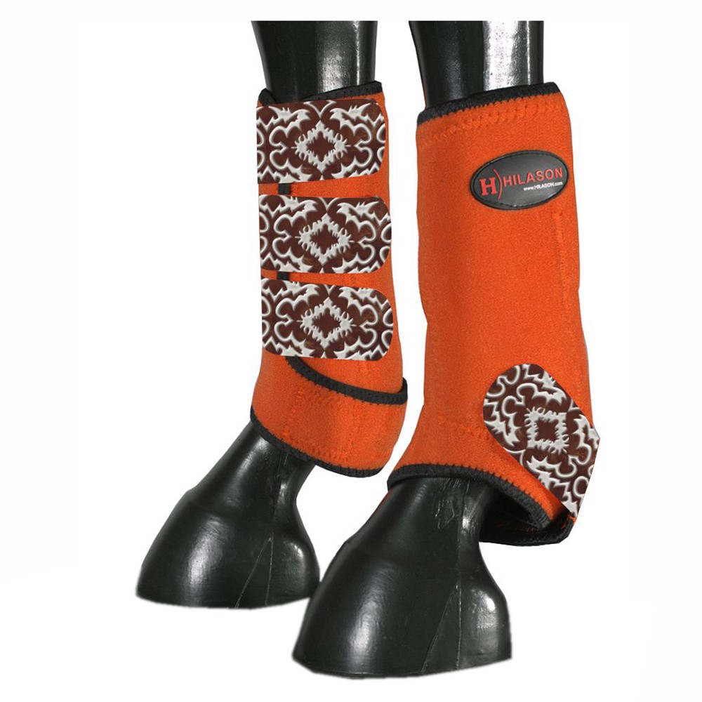 HILASON L M S Horse Front Leg Sport Boots | Jumping Printed