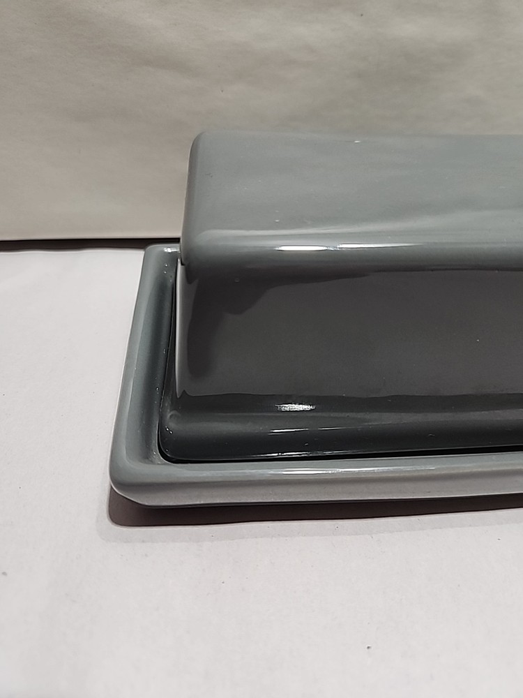 Mainstays Grey Butter Dish