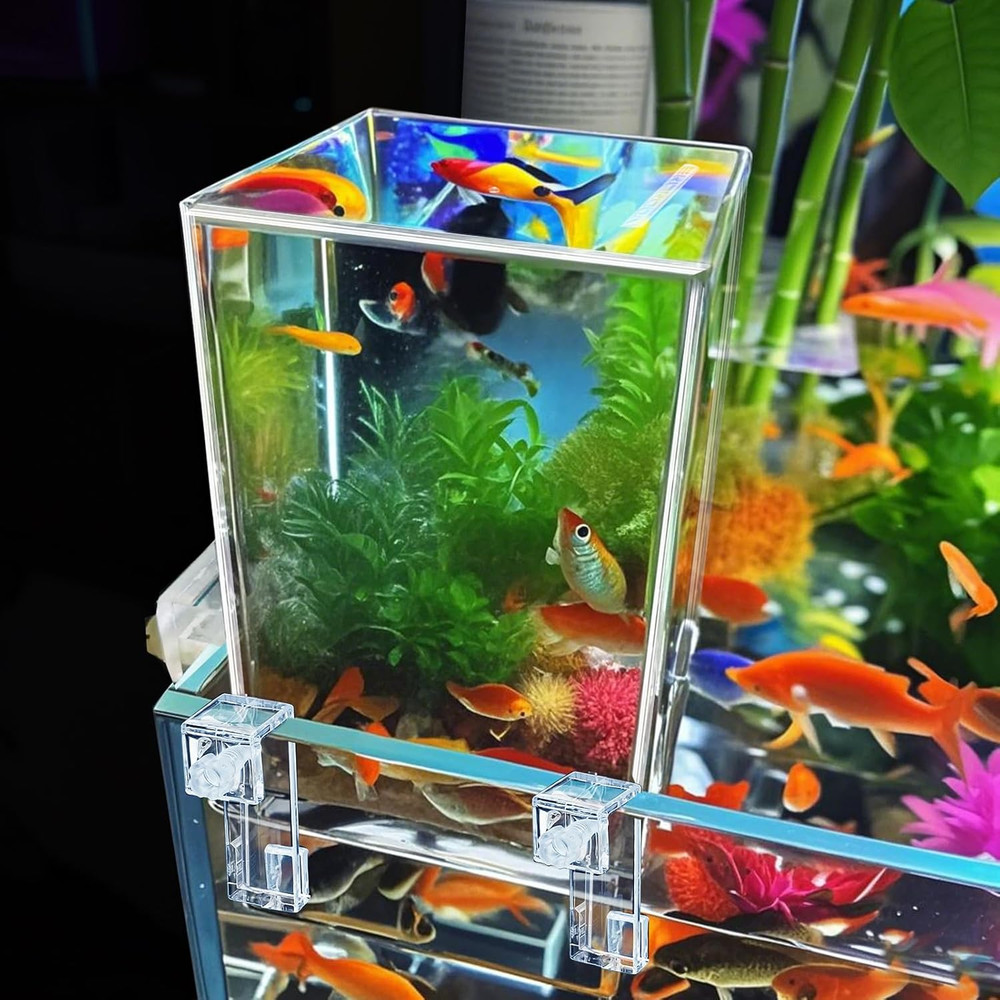 Negative Pressure Fish Tank Acrylic Auto-Refill Hanging Aquarium Elevator Water