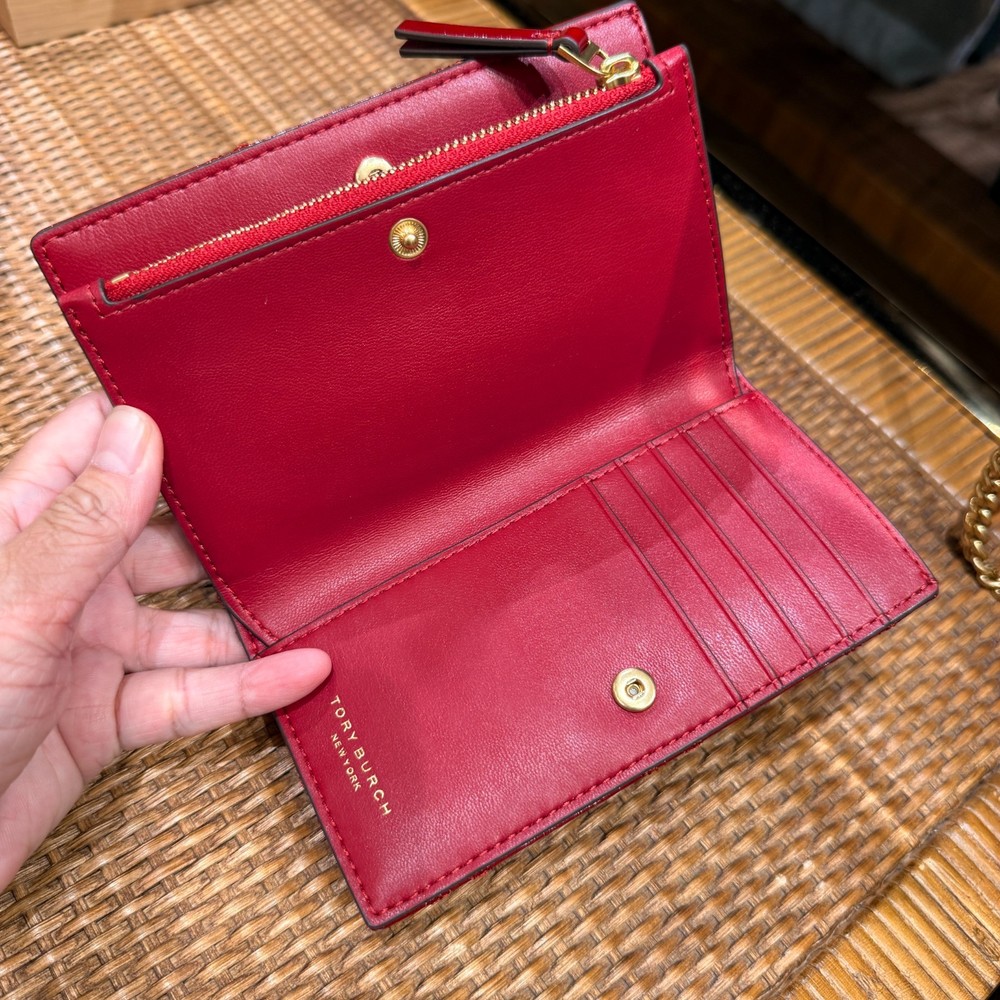 Tory Burch Willa Medium Wallet 169924 Berry $270
