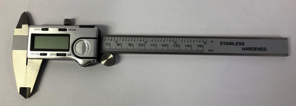 Value Digital Caliper, 0-6"/0-150mm Range, .0005" /.01mm Resolution
