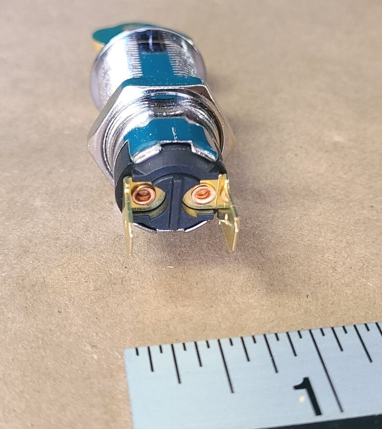 Lock electrical key switch with ( momentary - spring return ) with 1 key - New