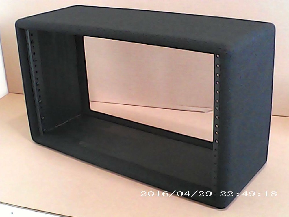 Pearson 6 space simple rack black...... super short, only 8" deep !