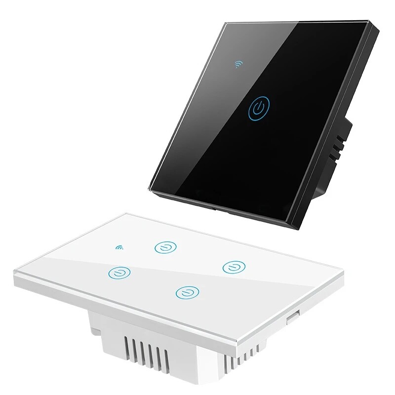 Wifi Switch No Neutral Wire Required Touch Switch Work with Alexa Google Home