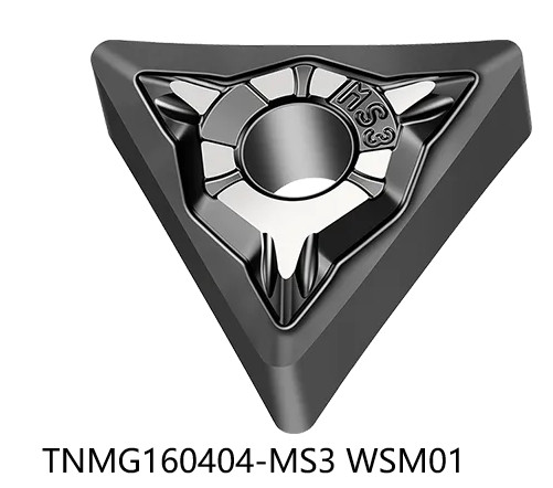 10  PCS  ORIGINAL  INSERTS       TNMG160404-MS3 WSM01