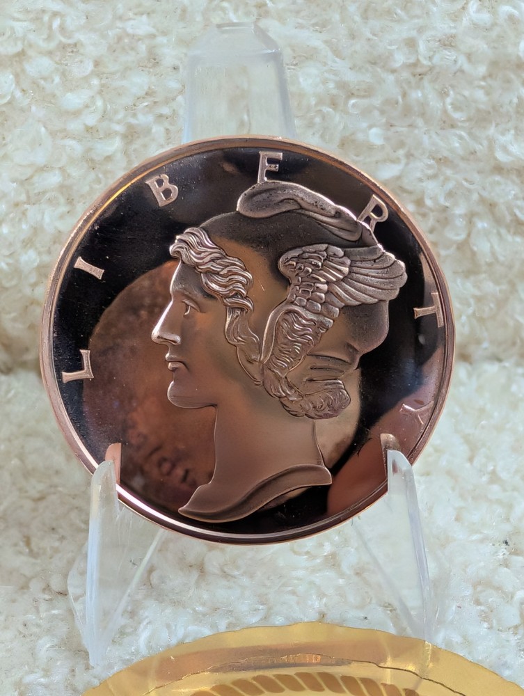 1 oz. MERCURY DIME .999 Fine Copper Round