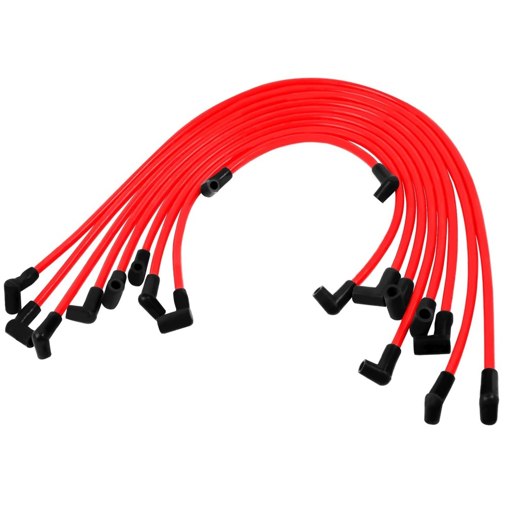 10mm High Performance Spark Plug Wire Sets Compatible with HEI BBC SBC 350 45...